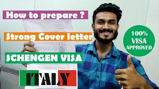 How to prepare strong Cover letter for Study visa Italy|| Schengen Visa || High Success ratio