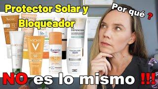 4 DIFERENCIAS entre PROTECTOR SOLAR y BLOQUEADOR SOLAR #bloqueadorsolar #protectorsolar #quemaduras