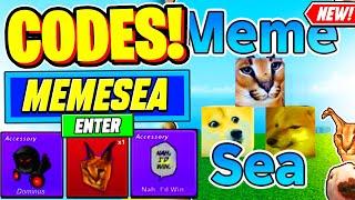 ️New️ ALL WORKING CODES For Meme Sea 2024 - Roblox Meme Sea Codes 2024