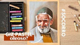 PINTANDO COM GIZ PASTEL OLEOSO | fora da zona de conforto