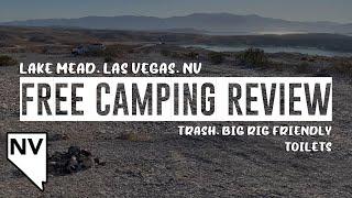 LAS VEGAS FREE Camping | Lake Mead Nat Rec Area | Boondocking Review | Las Vegas Stays