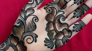 Very Beautiful Shaded Mehndi Design || Front Hand Arabic Mehndi Design || New Shaded Mehndi Design.