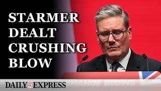 Moment Starmer humiliated by winter fuel revolt at Labour conference