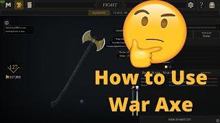 How to use the War Axe - Mordhau