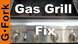 Gas Grill Repair - Grill wont light or stay lit - GardenFork