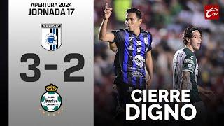 RESUMEN: QUERÉTARO 3-2 SANTOS | LIGA MX | JORNADA 17 | CALIENTE TV