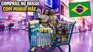 COMPRAS DA SEMANA COM MINHA MAE- Enchemos o carrinho