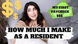 My First Paycheck | HOW MUCH I MAKE AS A RESIDENT