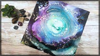 The Cosmic Portal  - Abstract Alcohol Ink Art