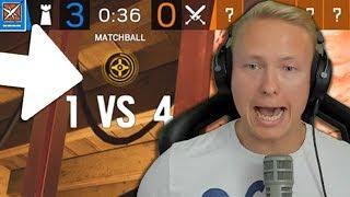 1 VS 4 - DEKO ESKALIERT! | RAINBOW SIX: SIEGE