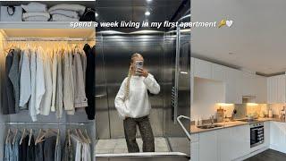 moving diaries - ikea trip, food shop, decorating the apartment and settling in