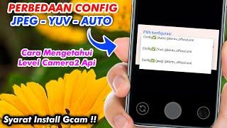 Perbedaan Config Yuv, Jpeg , Auto & Cara Mengetahui Level Camera 2 Api