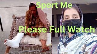 Ammi Ka Paon Par Plaster | Meri Sham ki Routine | Meri Sport Me | Aiman in Village...