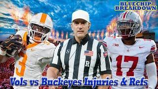 Tennessee vs Ohio State Injuries & Refs