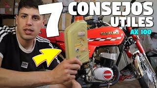 SUZUKI AX100 - 7 CONSEJOS UTILES para los que tengan esta MOTO (Parte 2)