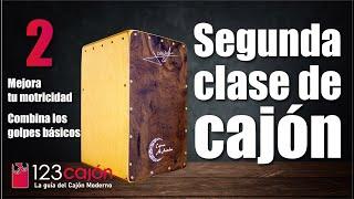 Cómo tocar CAJÓN / SEGUNDA CLASE de cajon / Graves, acentos de agudo y notas fantasma