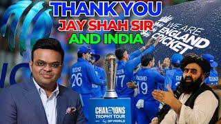 Afghanistan Cricket Team Banned from Champion Trophy BUT thank you Jay Shah Sir and Thanks INDIA