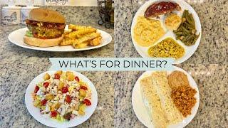 WHAT’S FOR DINNER? | EASY & BUDGET FRIENDLY | REALISTIC WEEKNIGHT MEALS | DINNER INSPIRATION