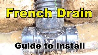 French Drain, Complete Guide and How To, by Apple Drains - Drainage Contractors