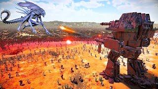 SPACE MARINES vs 6,000,000 Xenomorph Queen & Her Army! - Ultimate Epic Battle Simulator 2