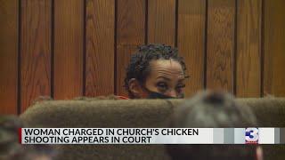 Woman charged in Church's Chicken shooting appears in court