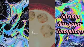 Shrimp Rice paper Dumplings RECIPE 