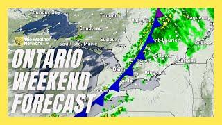 Stormy Start To The Weekend In Ontario Turns To Sunny, Seasonal End