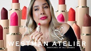 WESTMAN ATELIER LIP SUEDE MATTE LIPSTICK : NEW WESTMAN ATELIER LIPSTICKS SWATCHES OF ALL SHADES! 