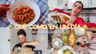 LO QUE COMO EN UN DÍA ️ recetas saludables y fáciles | Museecoco