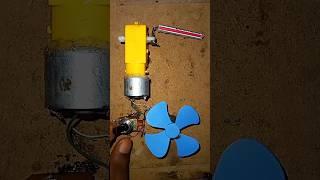 BO gear DC motor power generate • New Invention