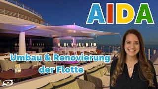 Umbau und Modernisierung der AIDA Sphinx-Schiffe