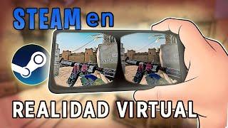 TUTORIAL para JUGAR STEAM en REALIDAD VIRTUAL con tu MÓVIL / CELULAR 