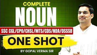 Complete Noun in One Class | Noun For All SSC Exams | Gopal Verma Sir #noun #ssc #cgl