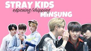 Stray Kids exposing and shipping Minsung (mostly President Changbin)
