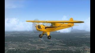 FSX Review. Piper J-3 Cub