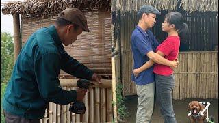 Kind Man Helps Single Mother Fix Up Her House As Winter Comes