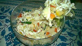 Easy Vegetable Salad "Fantasy" - Delicious Russian Recipe