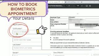 BIOMETRICS Australia Visa: How to Book  Biometrics appointment for Australian visa - Step-by-Step