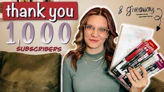 CLOSED - THANK YOU for 1,000 subscribers | international GIVEAWAY | Lindselle Creates