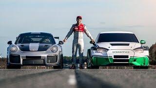 1200hp S4eP vs. Porsche GT2 RS | Drag race! | Daniel Abbot