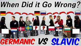 Slavic VS Germanic Telephone Game BATTLE! Which Group Pronounce Language Batter? Russian & German