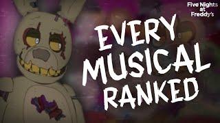 Every LHUGUENY FNAF Musical RANKED