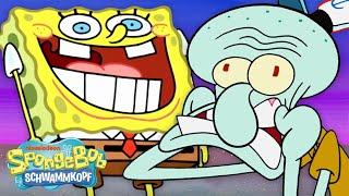 SpongeBob | Thaddäus wünscht sich, dass SpongeBob ENDLICH STILL IST - 60 Minuten lang | Schwammkopf