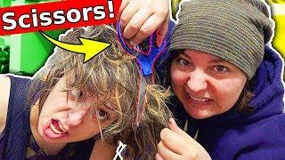 CUTTING IT ALL OFF! Shaving my Sister's hair