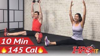 10 Min Oblique Workout to Get Rid of Love Handles - Oblique Exercises Lose Love Handles Men & Women