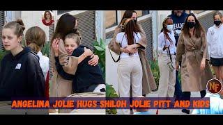 SO TOUCHING.. Angelina`s Kids WARMLY Meet Mom After Hospital Visit!