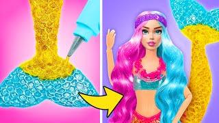 From Doll to Mermaid ‍️: Fun & Easy Transformation 