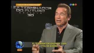 Entrevista a Arnold Schwarzenegger - Telefe Noticias