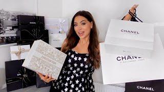 What I Got For Christmas! Incredible Chanel Bag, Dior, Paris Gifts, Prada, Diamonds Luxury Unboxing