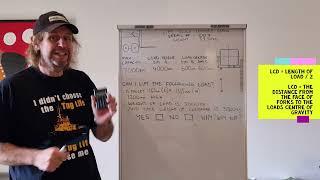 Forklift Calculations: Load Centre Distance and Maximum Rated Capacity